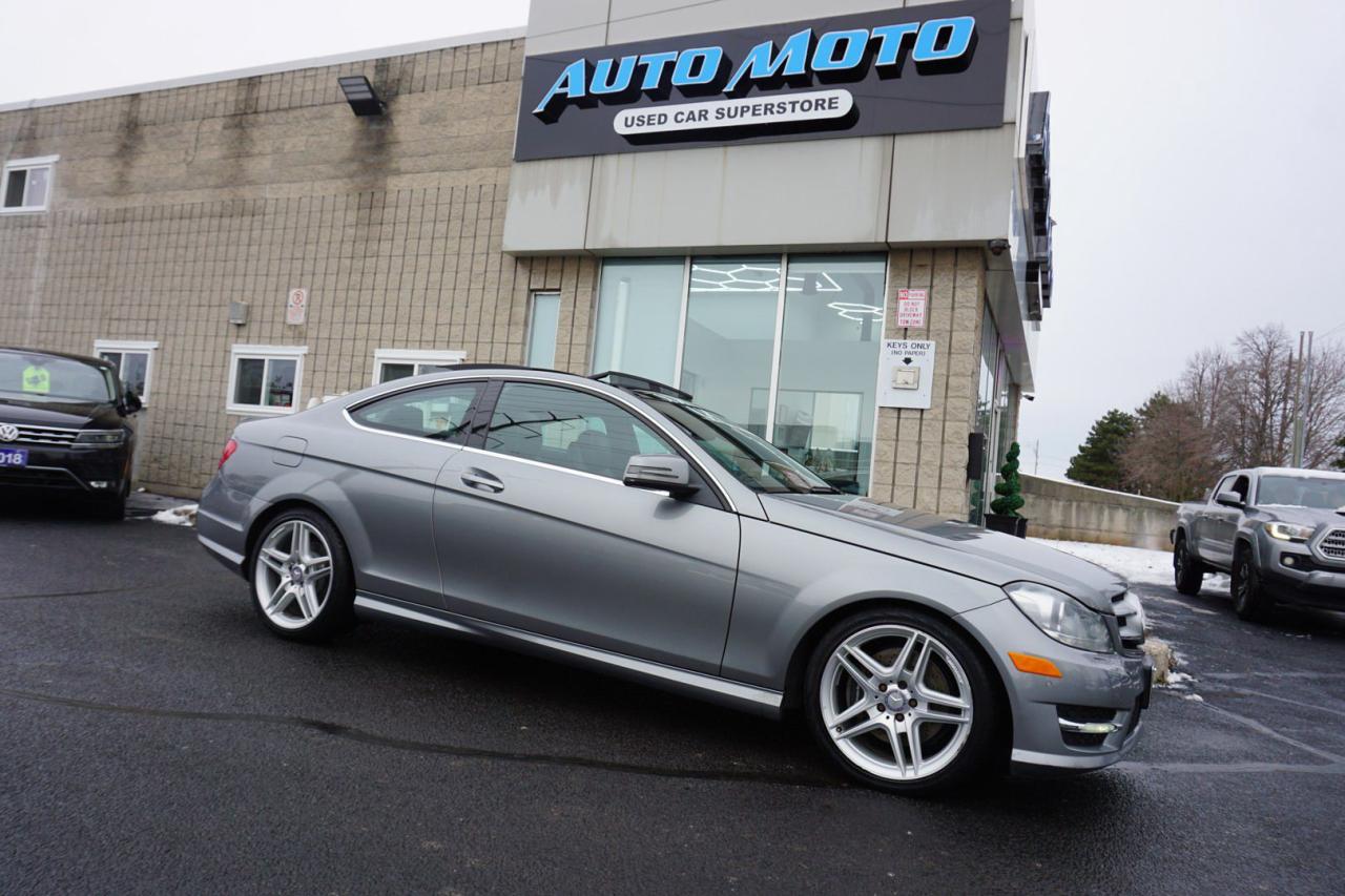 Used 2013 Mercedes-Benz C-Class C350 COUPE 4MATIC  CERTIFIED *ACCIDENT FREE* CAMERA NAV BLUETOOTH LEATHER HEATED SEATS SUNROOF CRUISE ALLOYS for sale in Burlington, ON