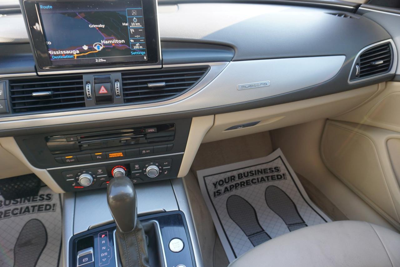 2016 Audi A6 2.0T PROGRESSIV S-LINE AWD CERTIFIED NAV BLUETOOTH LEATHER HEATED SEATS SUNROOF CRUISE ALLOYS - Photo #11