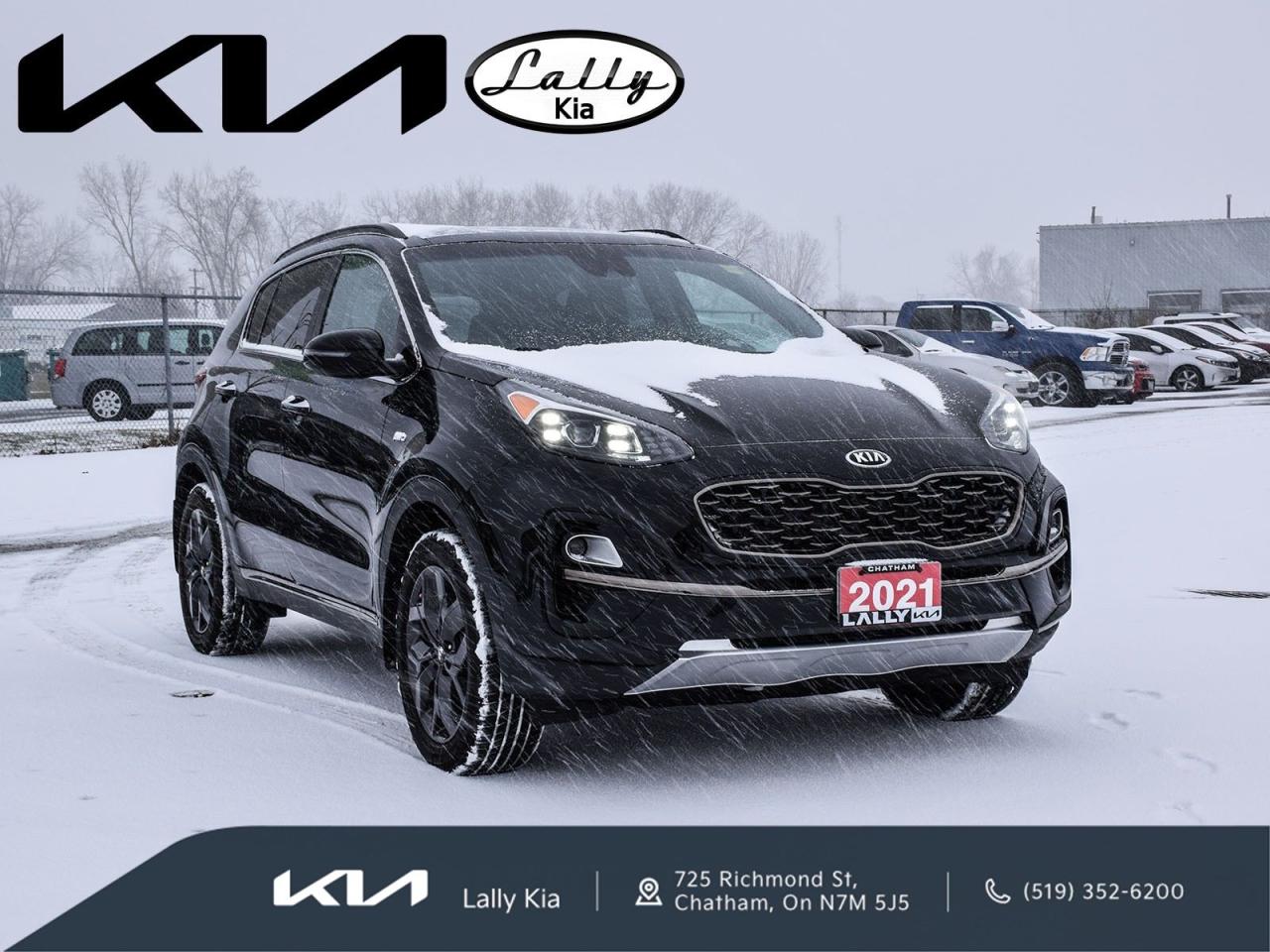 Used 2021 Kia Sportage EX Premium S PREMIUM | LEATHER HEATED SEATS | MOON ROOF | PWR LIFT GATE for sale in Chatham, ON