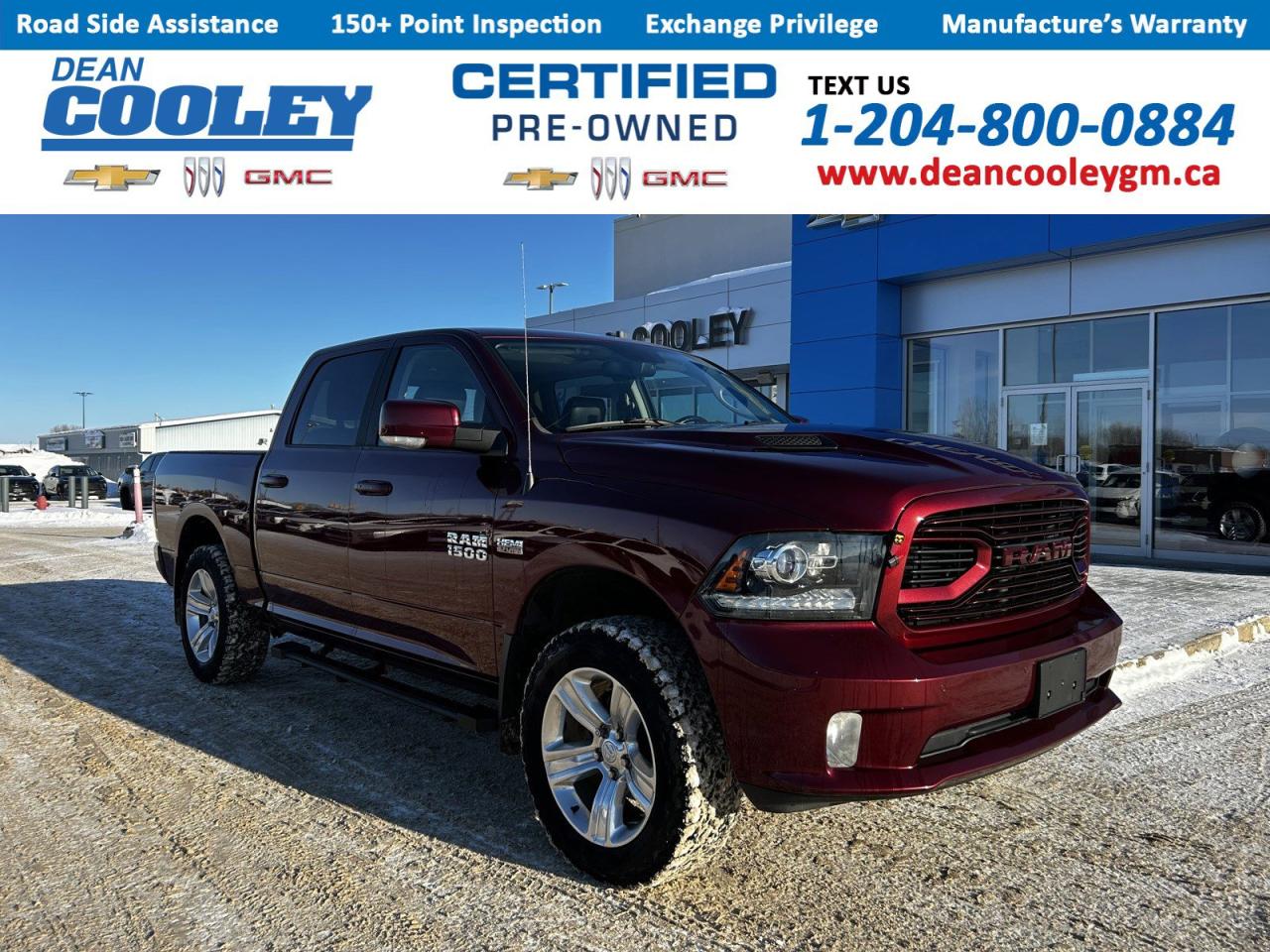 Used 2018 RAM 1500 SPORT for sale in Dauphin, MB