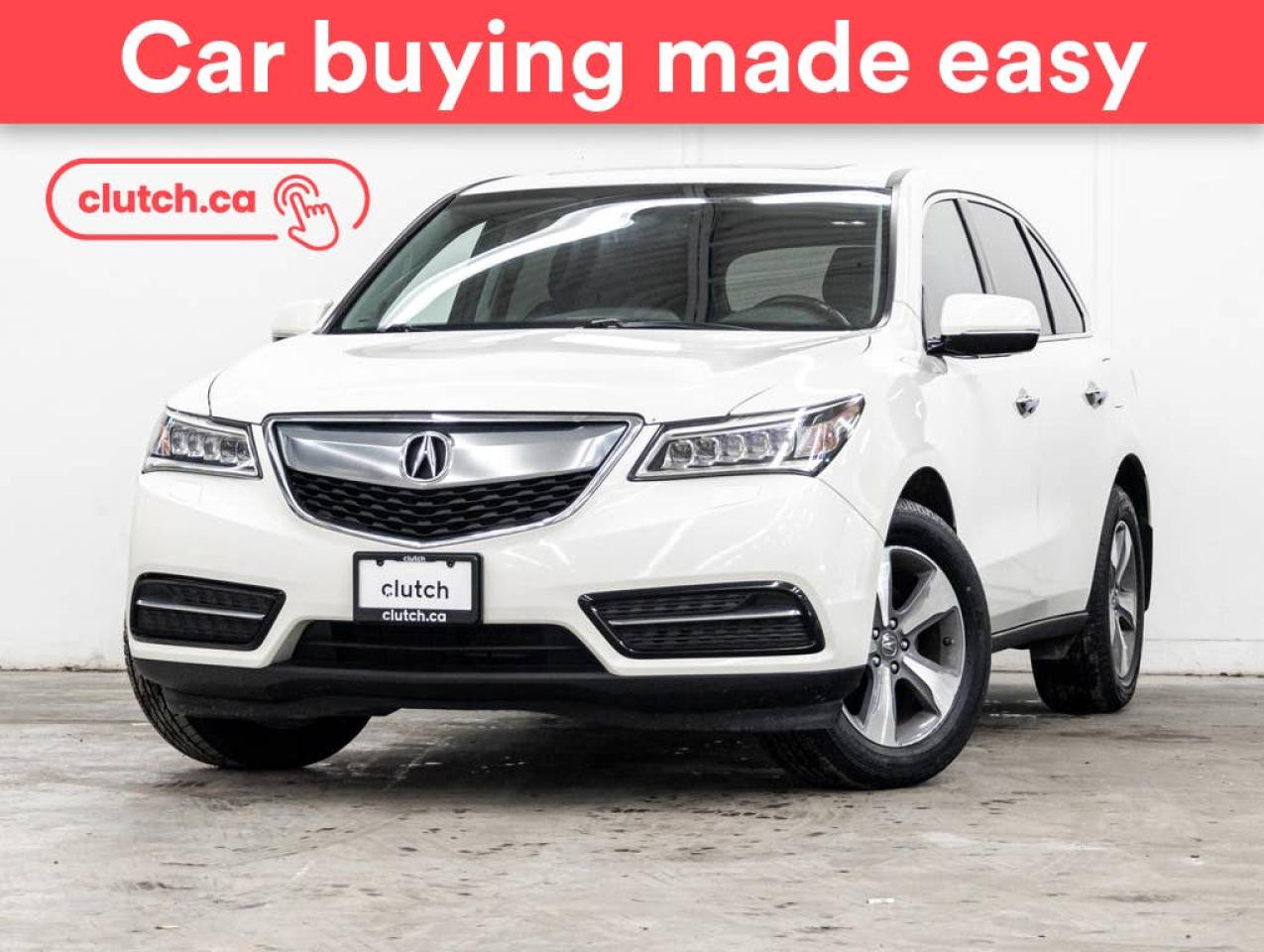 Used 2016 Acura MDX Base AWD w/ Power Sunroof, Tri Zone A/C, Rearview Cam for sale in Toronto, ON