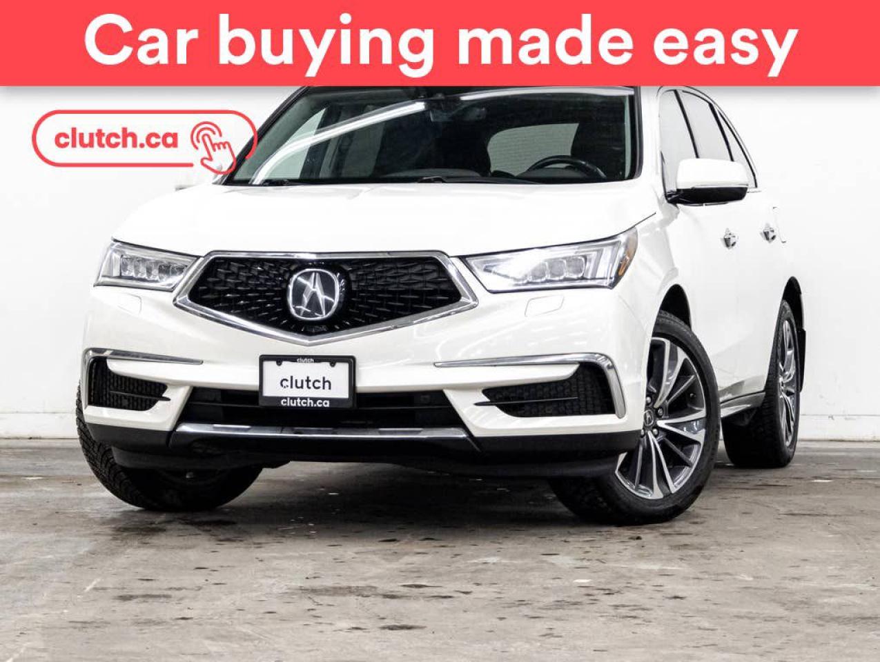 Used 2019 Acura MDX Tech AWD w/ Apple CarPlay & Android Auto, Heated Front Seats, Rearview Camera for sale in Toronto, ON