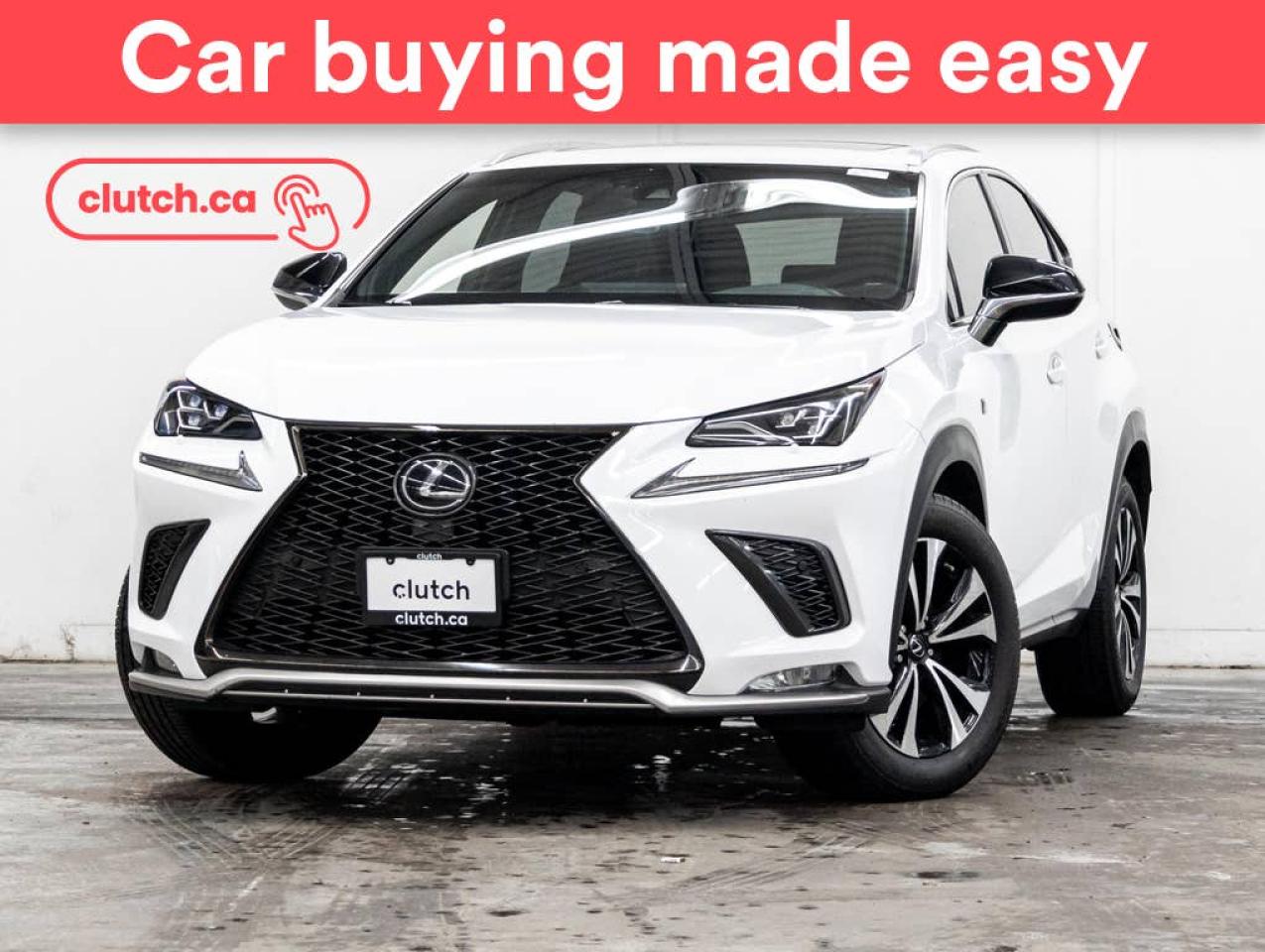 Used 2019 Lexus NX 300 Base w/ Apple CarPlay, Power Moonroof, Nav for sale in Toronto, ON