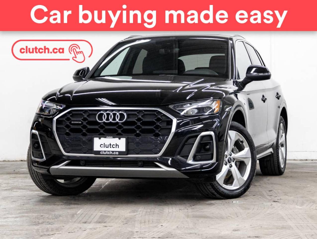 Used 2022 Audi Q5 Progressiv AWD w/ Apple CarPlay, Panoramic Moonroof, Nav for sale in Toronto, ON