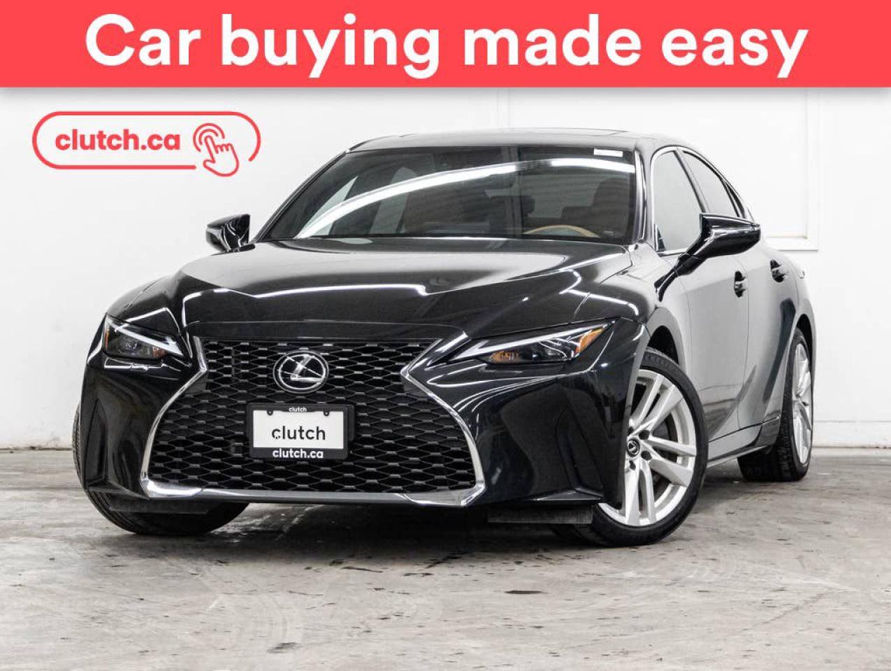 Used 2023 Lexus IS 300 AWD w/ Apple CarPlay & Android Auto, Dual Zone A/C, Power Sunroof for sale in Toronto, ON