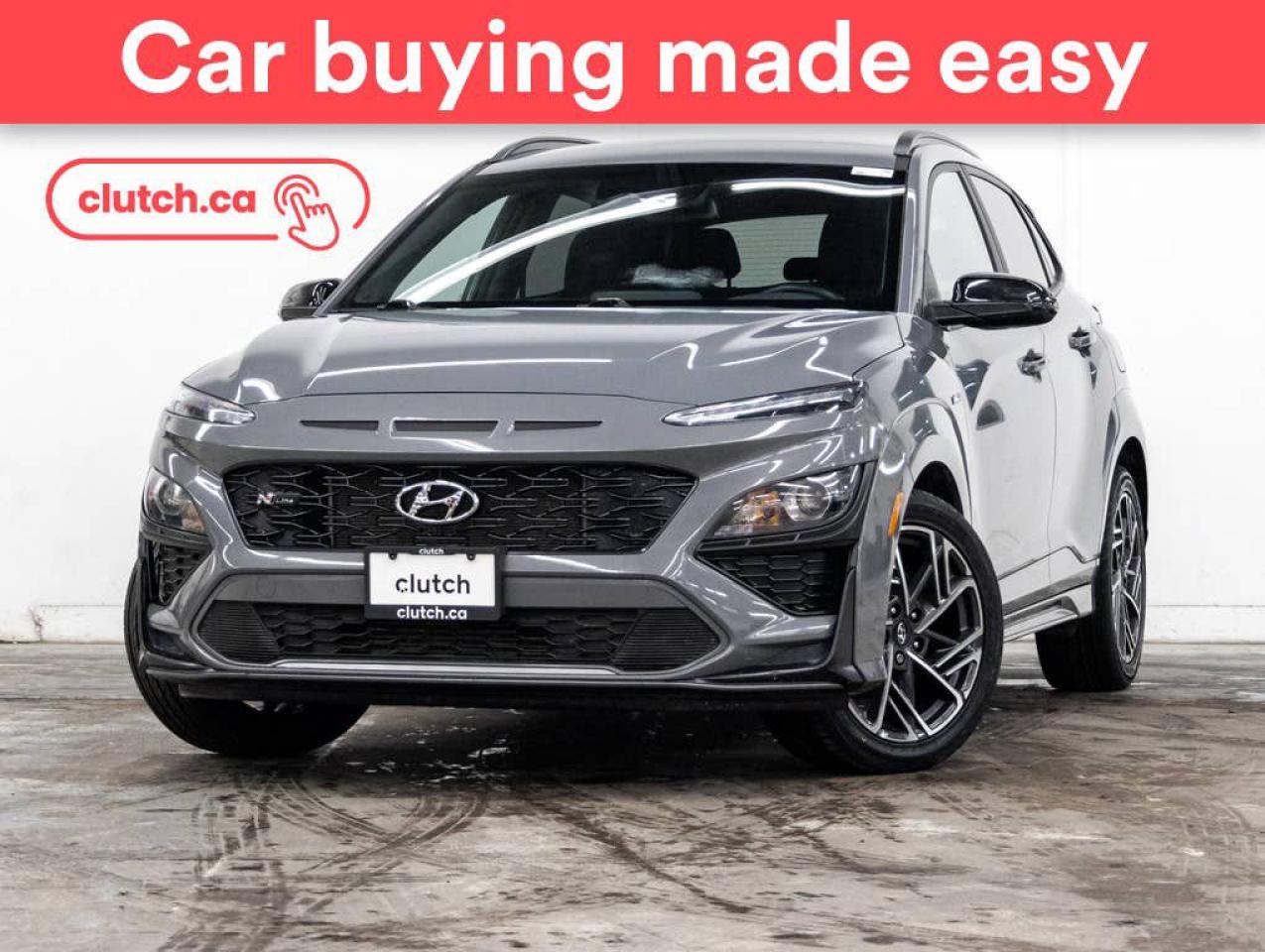 Used 2022 Hyundai KONA N Line AWD w/ Apple CarPlay & Android Auto, Rearview Cam, A/C for sale in Toronto, ON