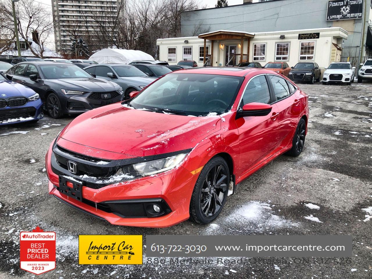 Used 2021 Honda Civic Sport SPORT, ROOF, HEATED SEATS, BACKUP CAMERA, AL for sale in Ottawa, ON