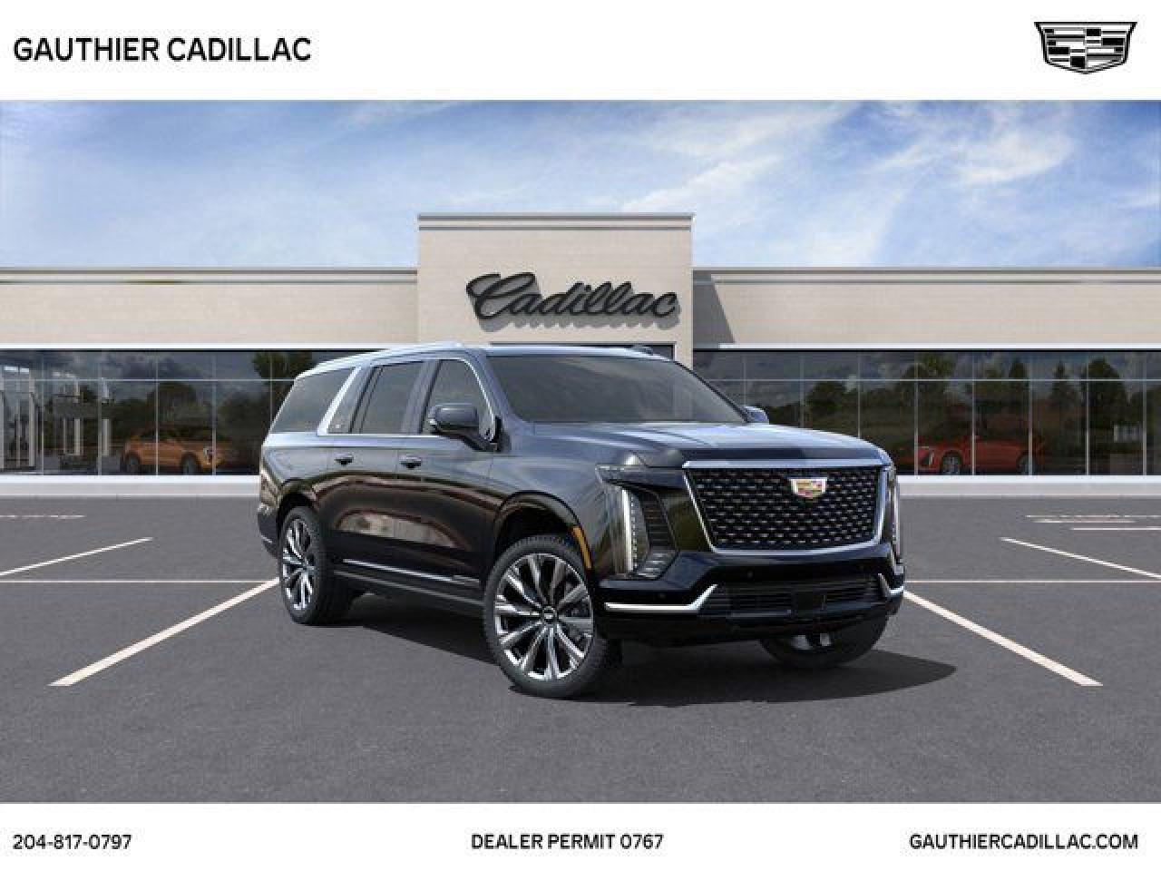 New 2025 Cadillac Escalade ESV 4WD Premium Luxury for sale in Winnipeg, MB