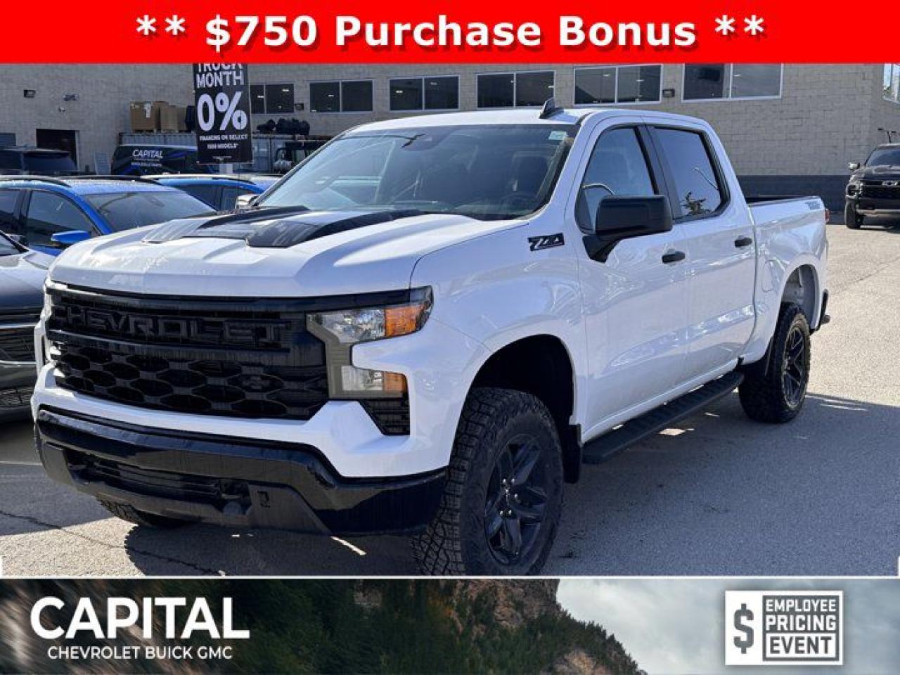 New 2025 Chevrolet Silverado 1500 Custom Trail Boss for sale in Calgary, AB