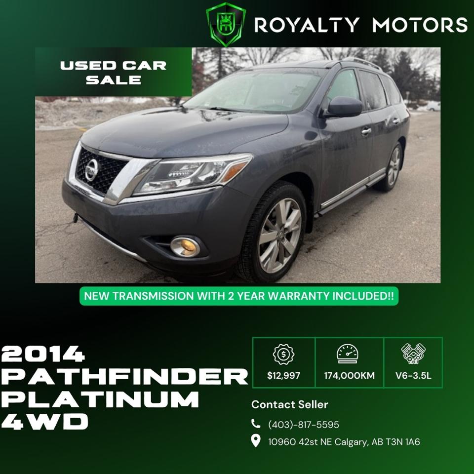 Used 2014 Nissan Pathfinder 4WD 4DR PLATINUM for sale in Calgary, AB