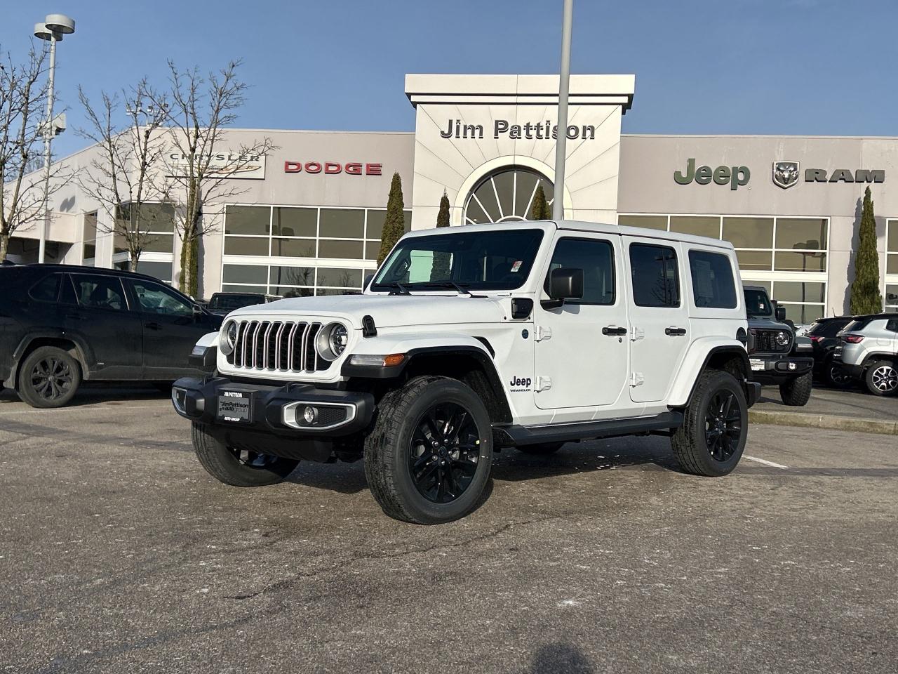 New 2025 Jeep Wrangler 4xe 4-Door Sahara for sale in Surrey, BC