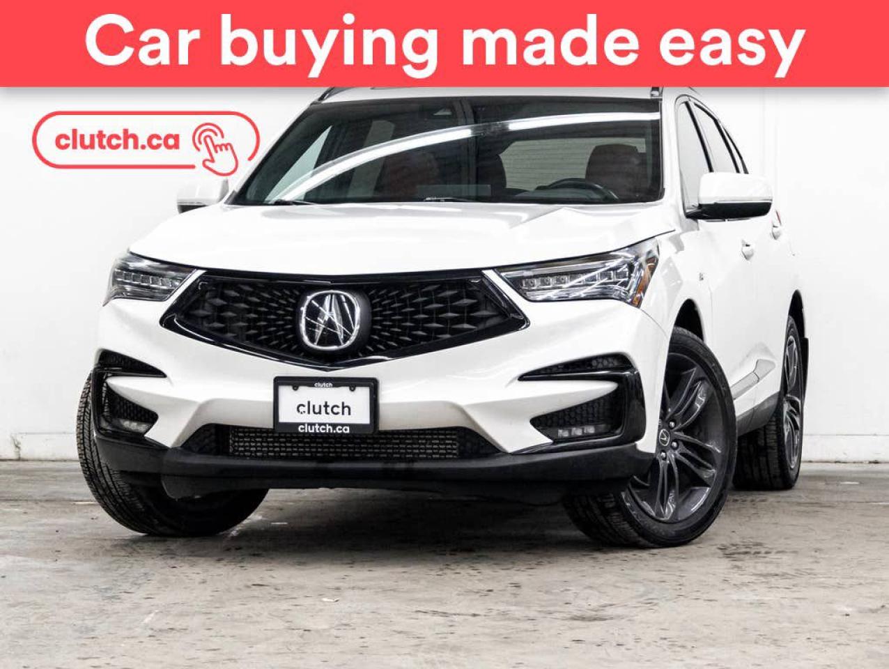 Used 2021 Acura RDX A-Spec AWD w/ Apple CarPlay & Android Auto, Panoramic Moonroof, Nav for sale in Toronto, ON