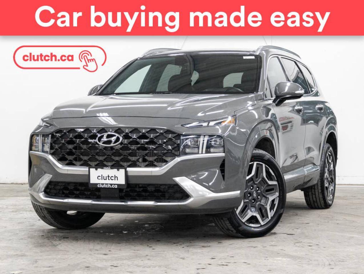 Used 2021 Hyundai Santa Fe Ultimate Calligraphy AWD w/ Apple CarPlay & Android Auto, Panoramic Moonroof, Nav for sale in Toronto, ON