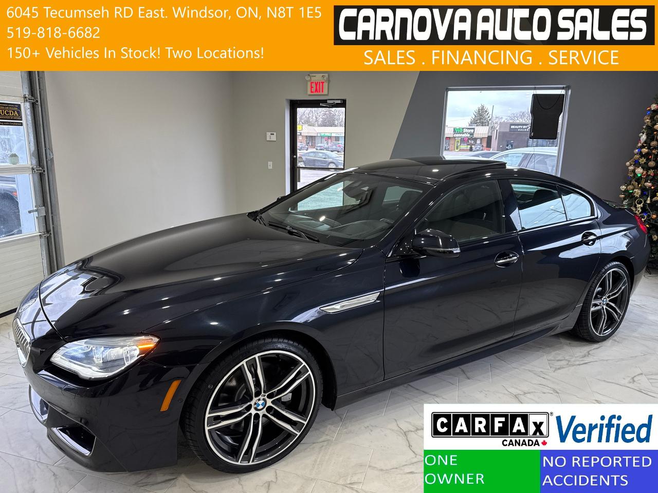 Used 2019 BMW 6 Series 650i xDrive M PKG 4.4L V8+MassageSeats+CLEANCARFAX for sale in Windsor, ON