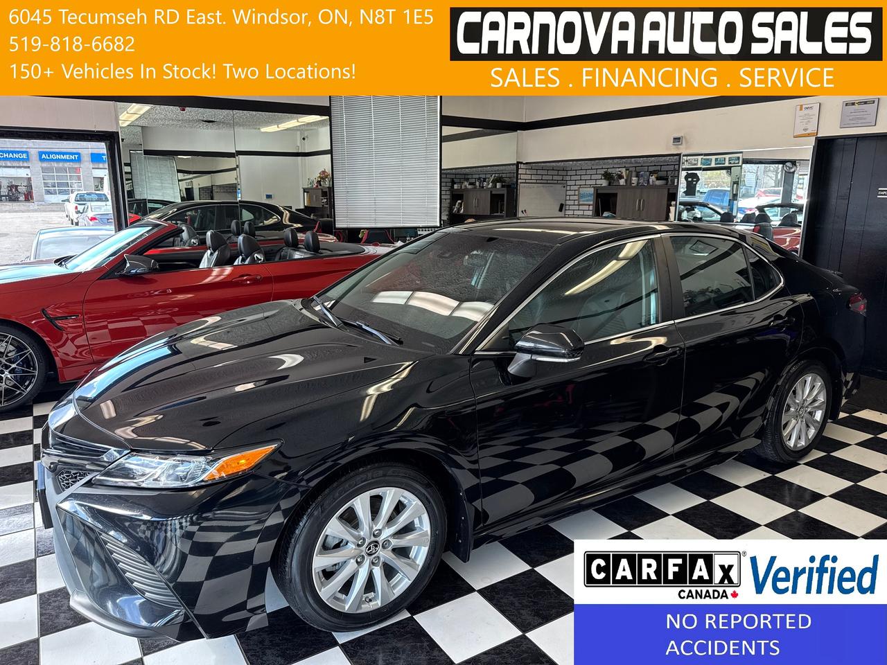 2018 Toyota Camry SE+Adaptive Cruise+ApplePlay+LaneKeep+CLEAN CARFAX Photo0