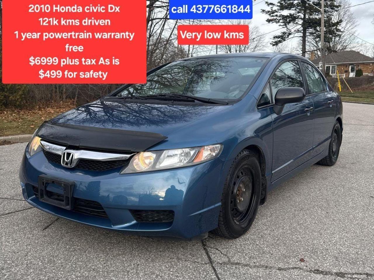 Used 2010 Honda Civic DX for sale in Hillsburgh, ON