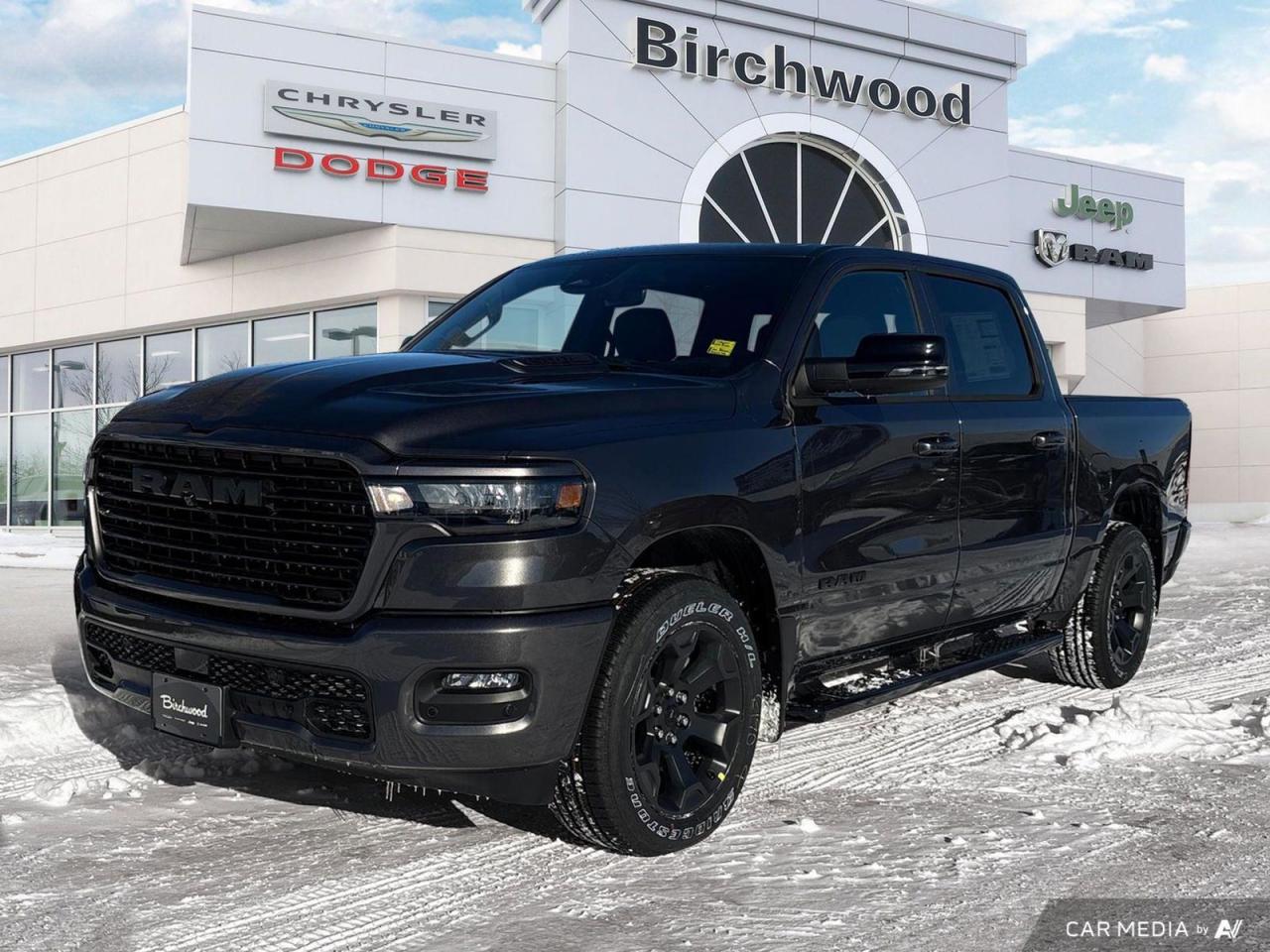 New 2025 RAM 1500 Sport Dual–Pane Panoramic Sunroof for sale in Winnipeg, MB