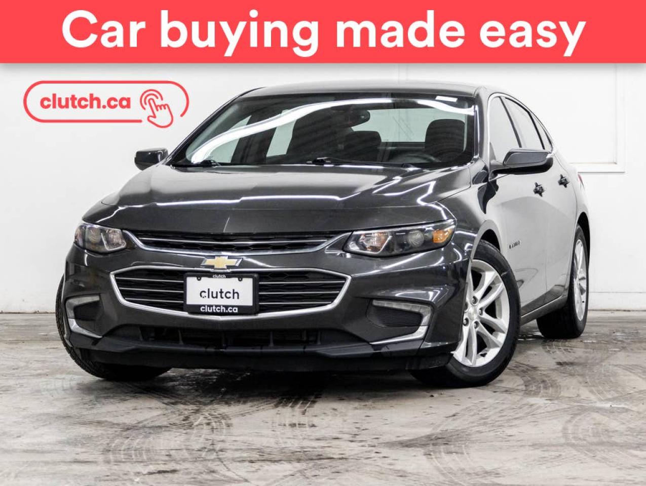 Used 2018 Chevrolet Malibu LT w/ Apple CarPlay & Android Auto, Rearview Camera, Cruise Control for sale in Toronto, ON