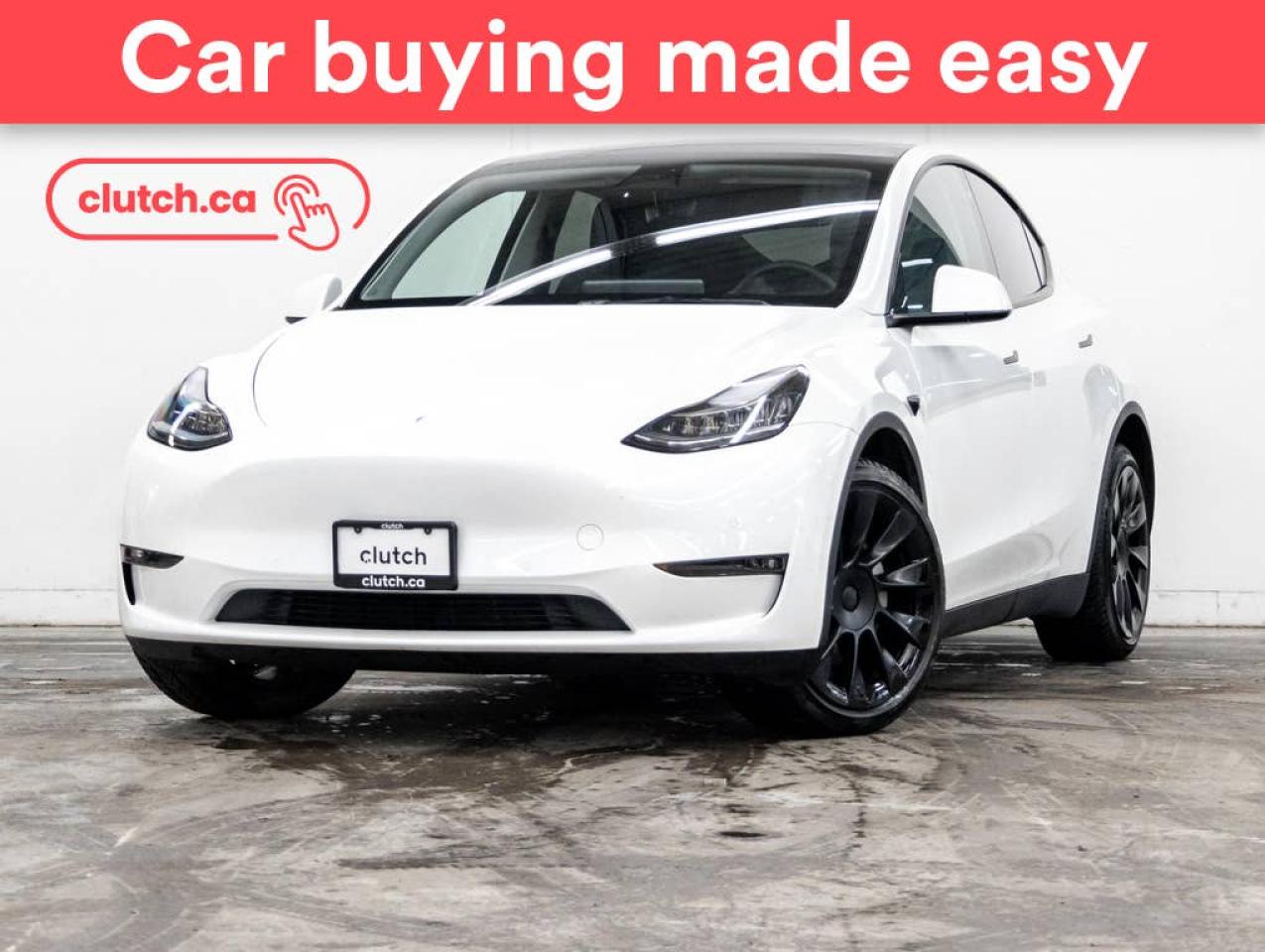 Used 2021 Tesla Model Y Long Range AWD w/ Autopilot, Nav, Glass Roof for sale in Toronto, ON