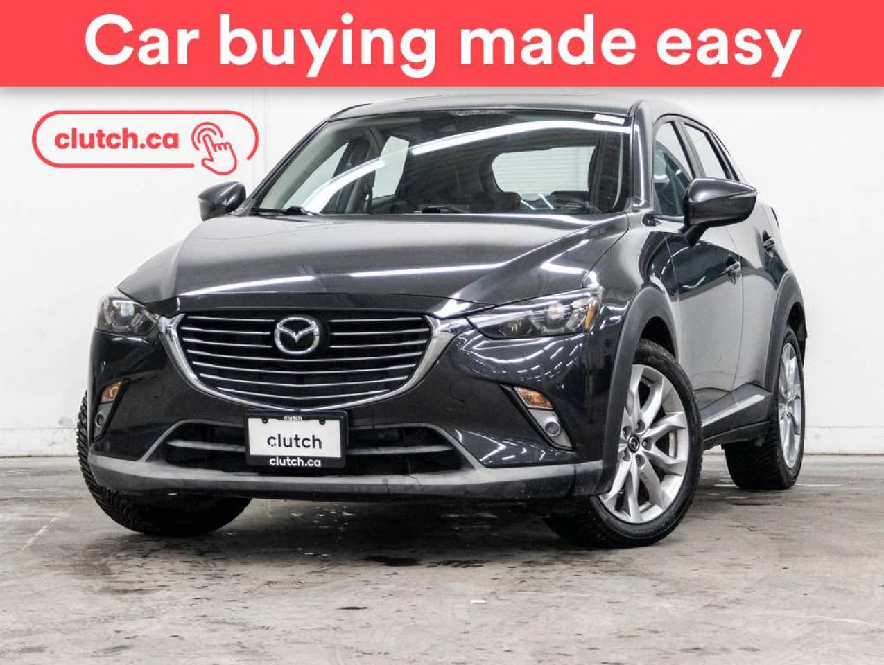 Used 2018 Mazda CX-3 GT AWD w/ Heated Front Seats, Power Moonroof, Nav for sale in Toronto, ON