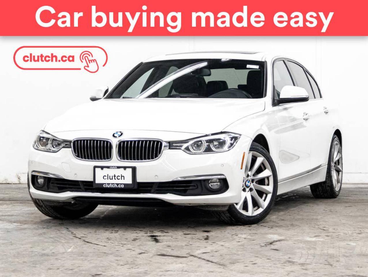 Used 2017 BMW 3 Series 330i xDrive AWD w/ Apple CarPlay, Power Moonroof, Nav for sale in Toronto, ON