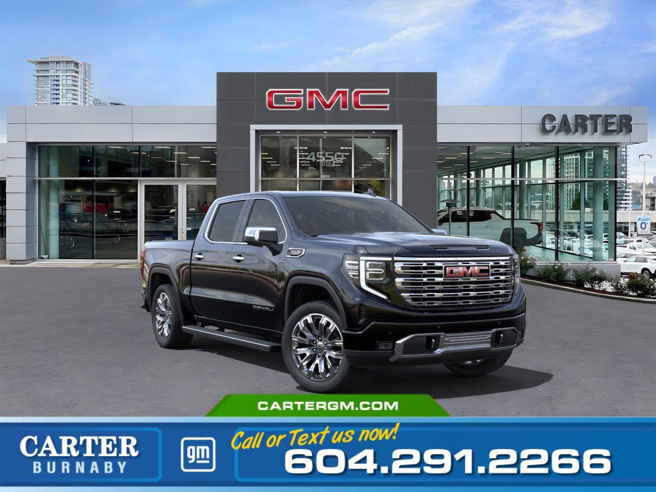 New 2024 GMC Sierra 1500 DENALI | Alum Wheels/Auto Climate Ctrl/Cruise for sale in Burnaby, BC