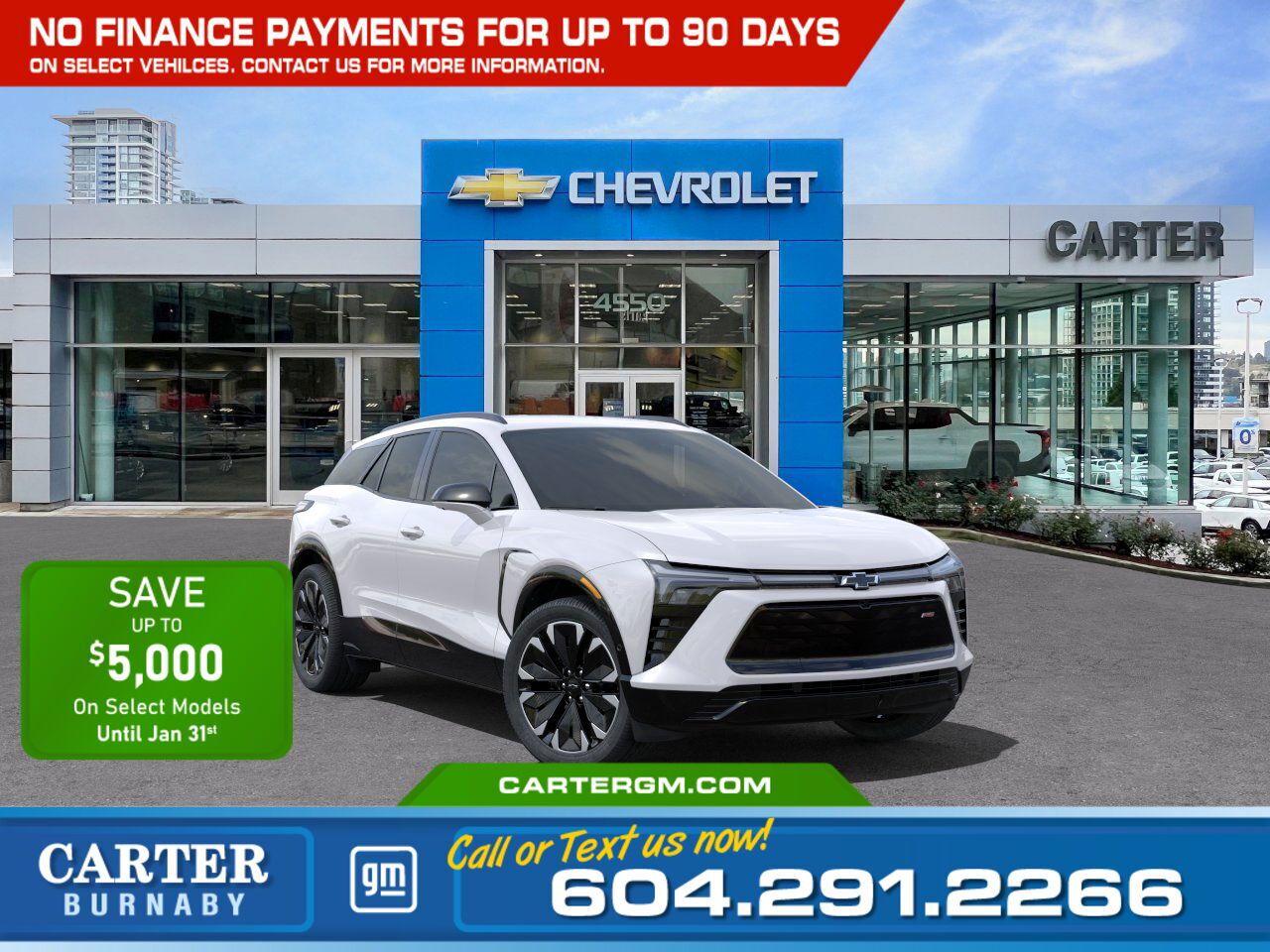 New 2024 Chevrolet Blazer EV 2RS | Save up to $5,000 in Discounts for sale in Burnaby, BC