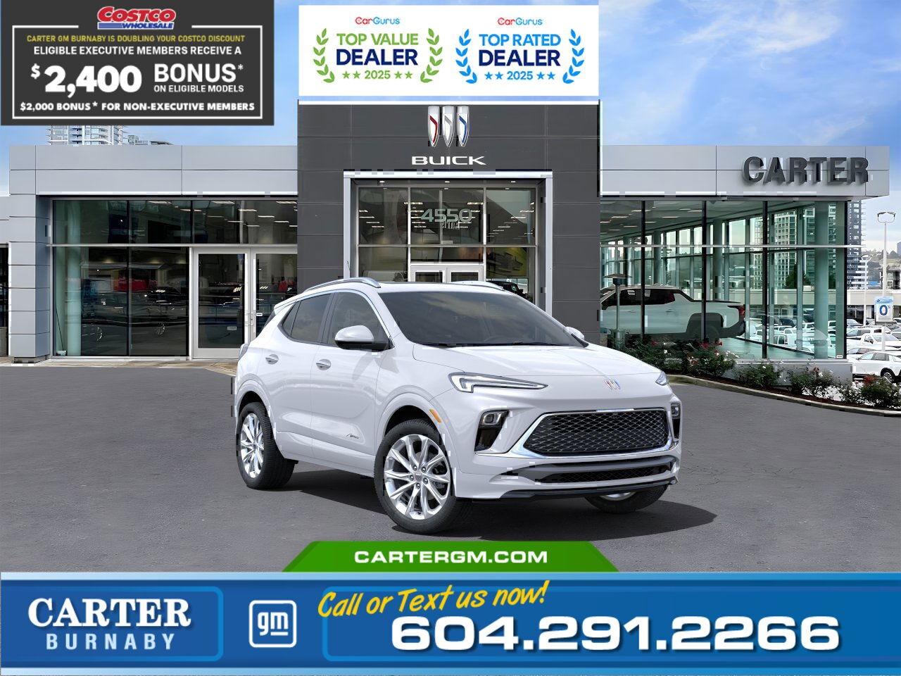 New 2025 Buick Encore GX AVENIR AWD | Double Costco Bonus: Up to $2,400! for sale in Burnaby, BC