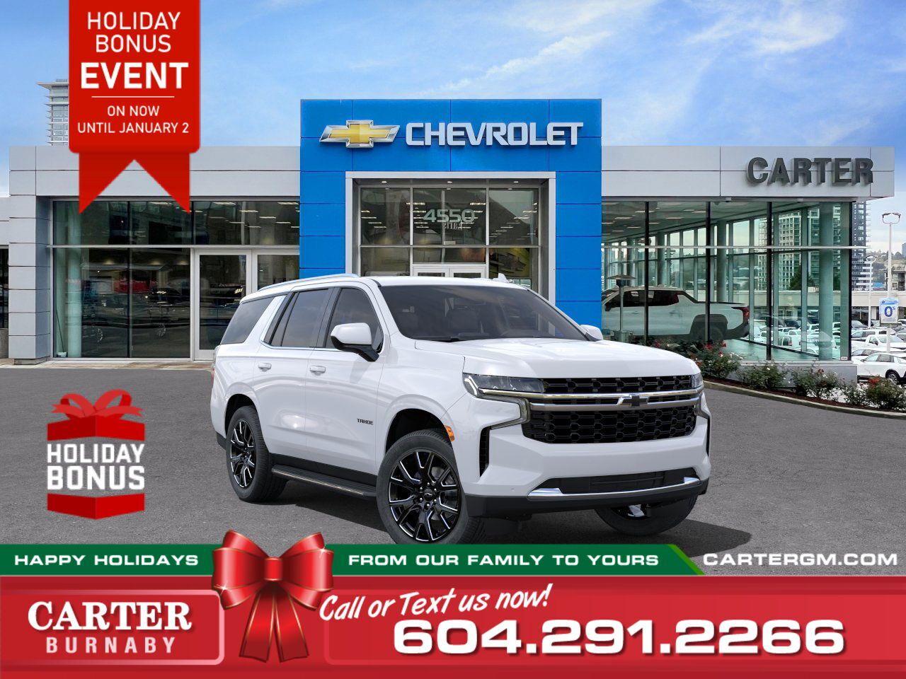 New 2024 Chevrolet Tahoe 1LS 4WD | Employee Pricing Event On Now for sale in Burnaby, BC