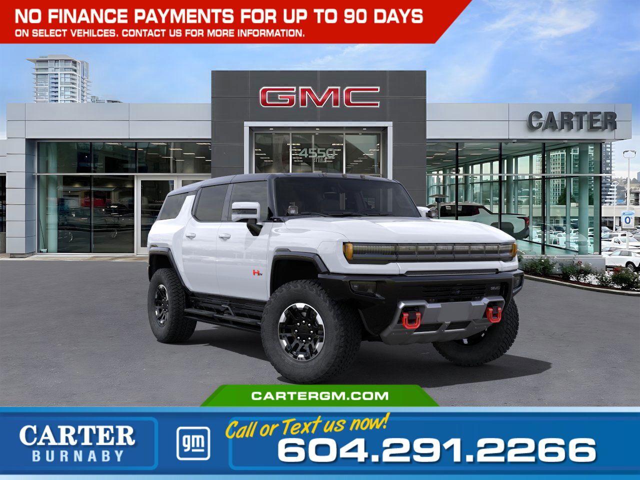 New 2024 GMC HUMMER EV SUV 3X | Alum Wheels/Heated Seats/HD Surround Vision for sale in Burnaby, BC