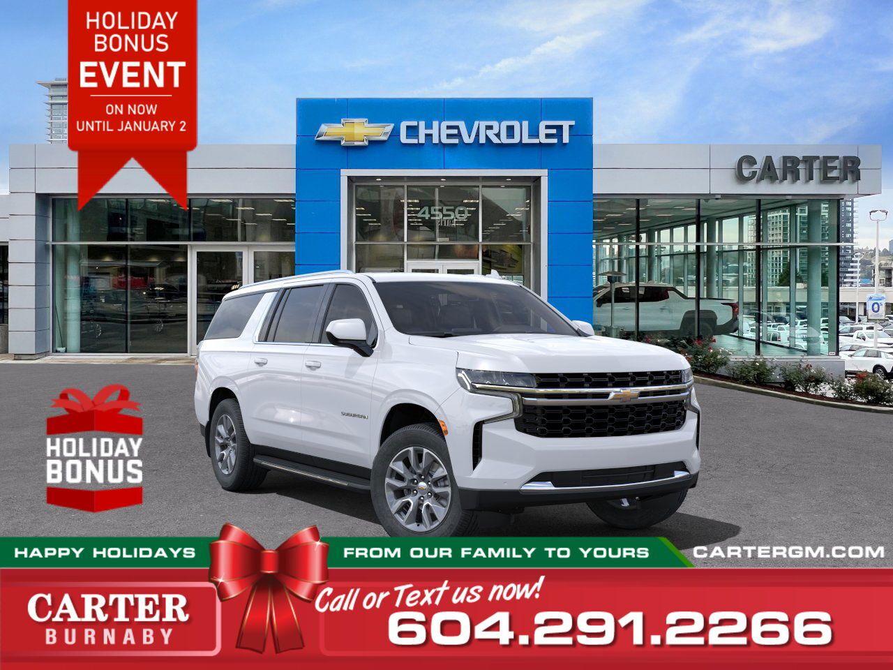 New 2024 Chevrolet Suburban 1LS | Employee Pricing Event On Now for sale in Burnaby, BC