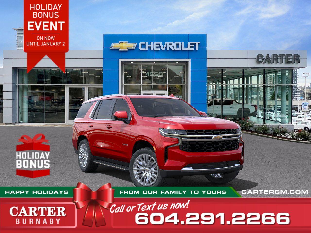 New 2024 Chevrolet Tahoe 1LS 4WD | Employee Pricing Event On Now for sale in Burnaby, BC