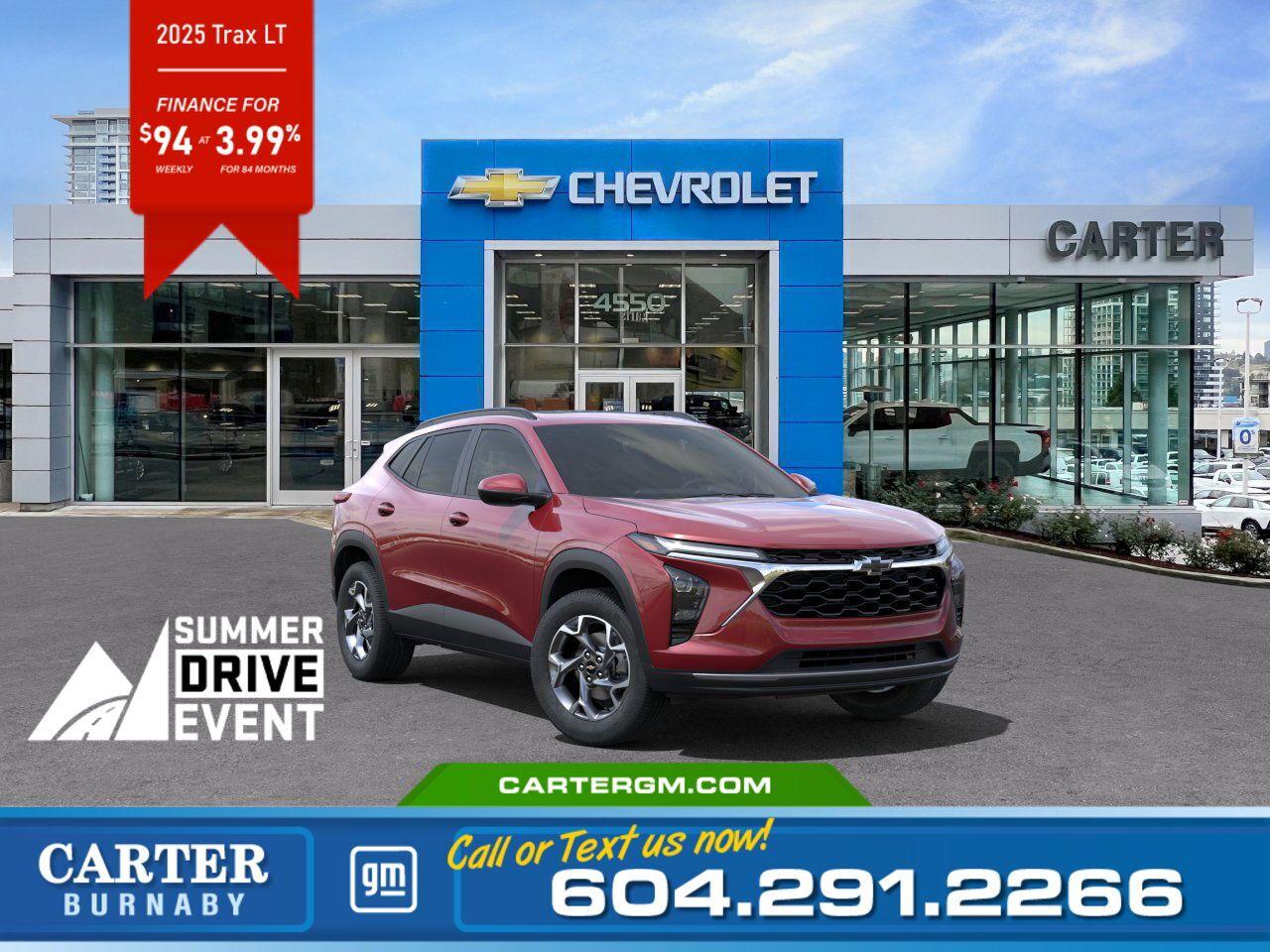 New 2025 Chevrolet Trax LT | From $94 per week! for sale in Burnaby, BC