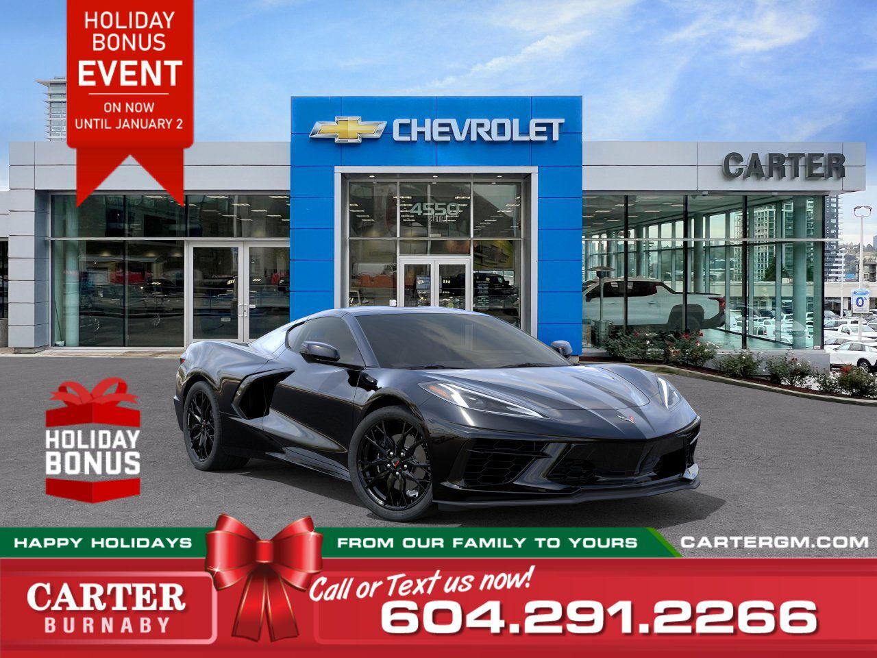 New 2025 Chevrolet Corvette 1LT | Alum Wheels/Limited Slip Diff/HD Cam for sale in Burnaby, BC