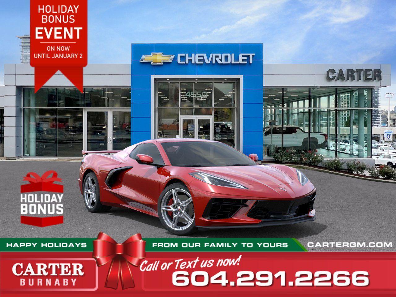 New 2025 Chevrolet Corvette 1LT | Alum Wheels/Limited Slip Diff/HD Cam for sale in Burnaby, BC