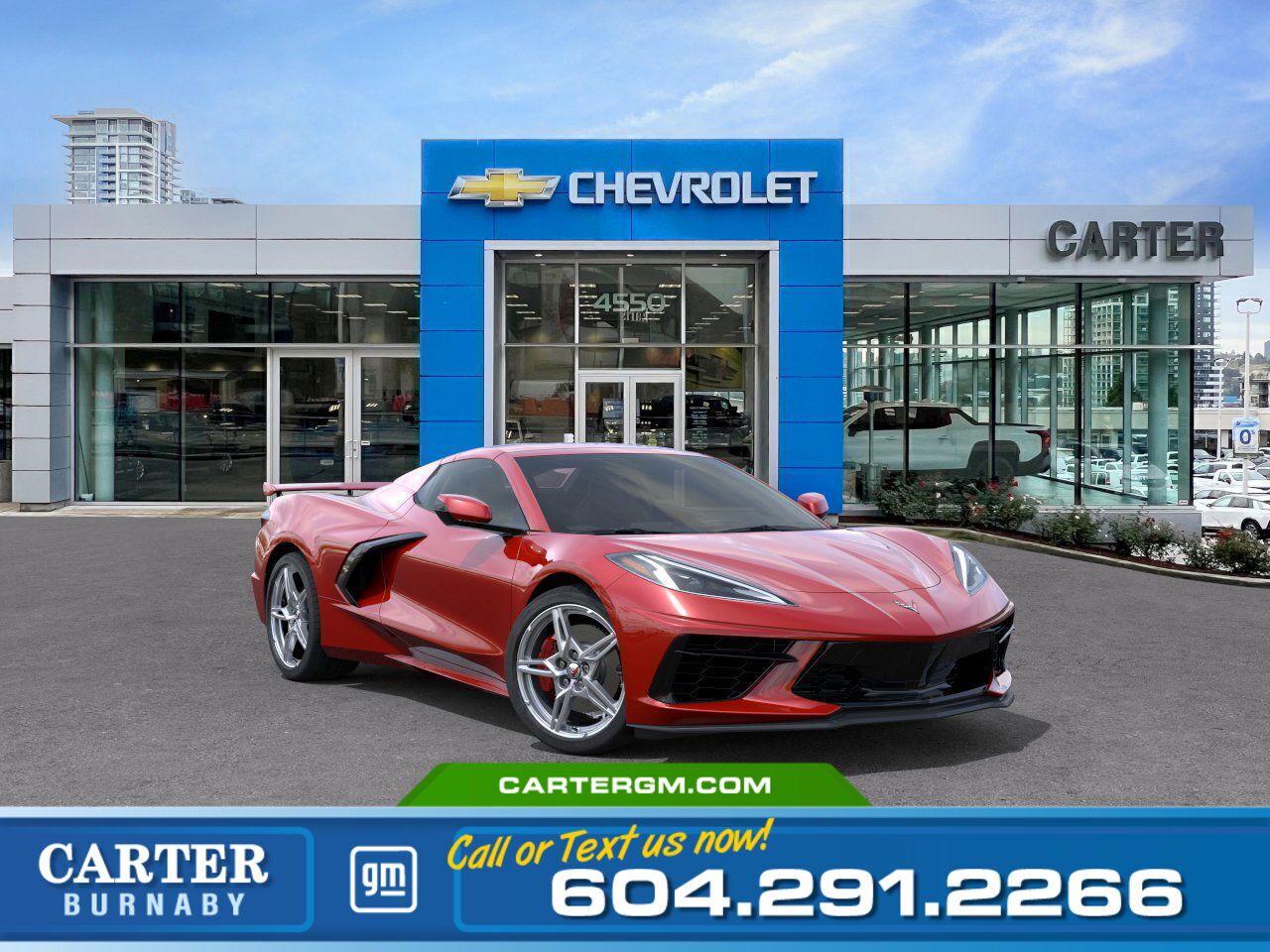 New 2025 Chevrolet Corvette 1LT | Alum Wheels/Limited Slip Diff/HD Cam for sale in Burnaby, BC