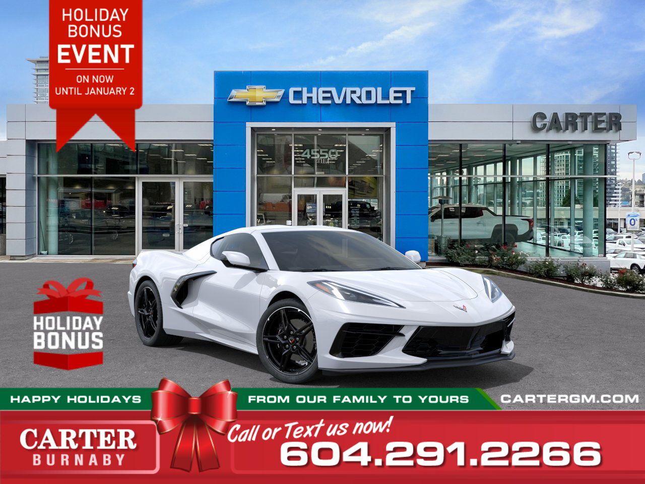 New 2025 Chevrolet Corvette 1LT | Alum Wheels/Limited Slip Diff/HD Cam for sale in Burnaby, BC