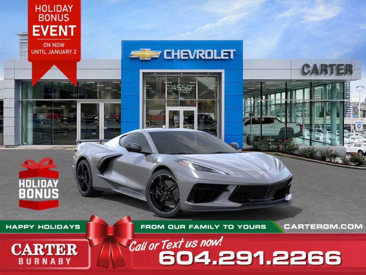 New 2025 Chevrolet Corvette 1LT | Alum Wheels/Limited Slip Diff/HD Cam for sale in Burnaby, BC