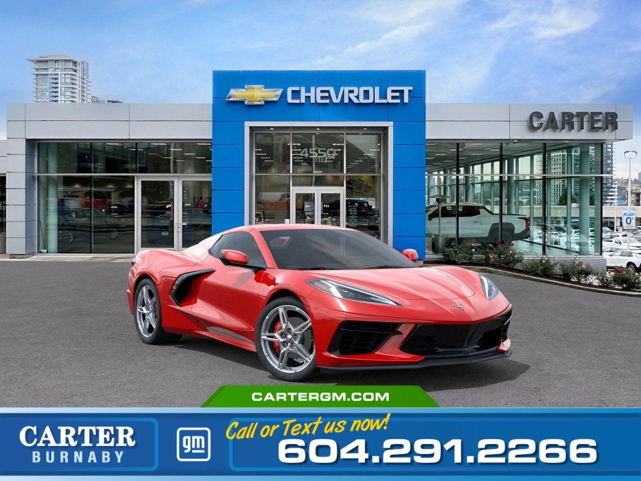 New 2025 Chevrolet Corvette 1LT | Alum Wheels/Limited Slip Diff/HD Cam for sale in Burnaby, BC