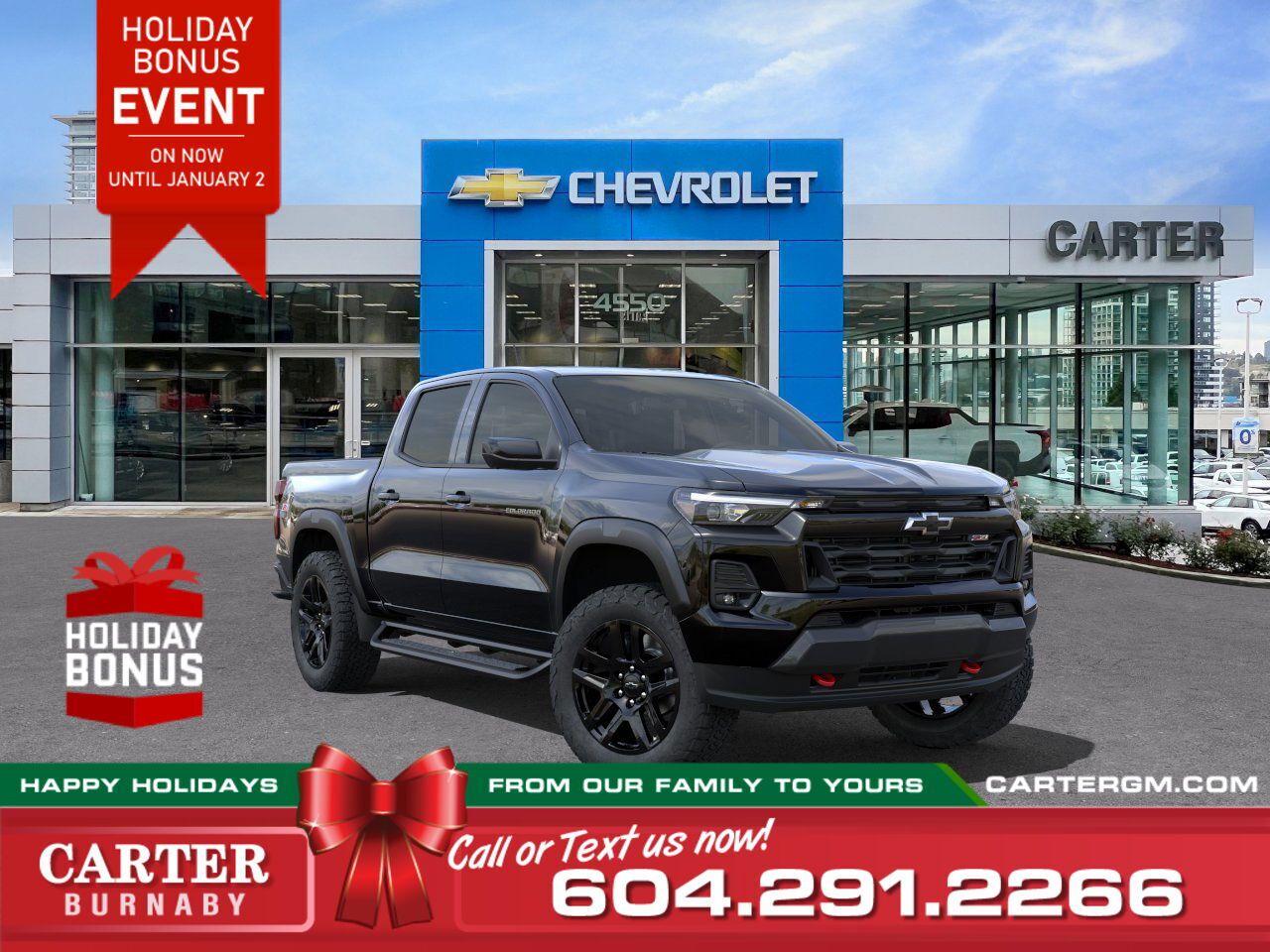 New 2024 Chevrolet Colorado Z71 4WD | Alum Wheels/Advanced Trailer Pkg for sale in Burnaby, BC