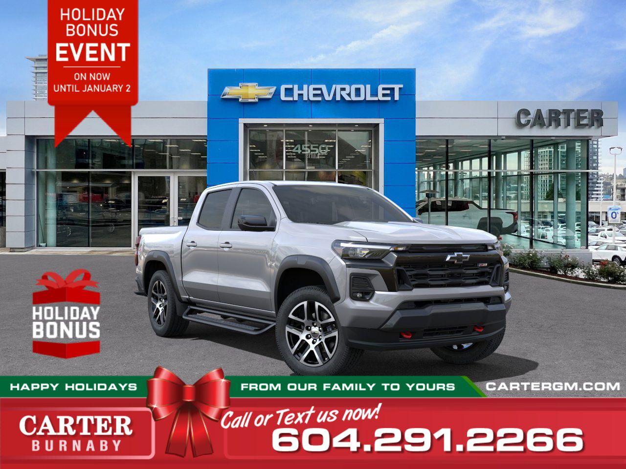 New 2024 Chevrolet Colorado Z71 4WD | Alum Wheels/Advanced Trailer Pkg for sale in Burnaby, BC