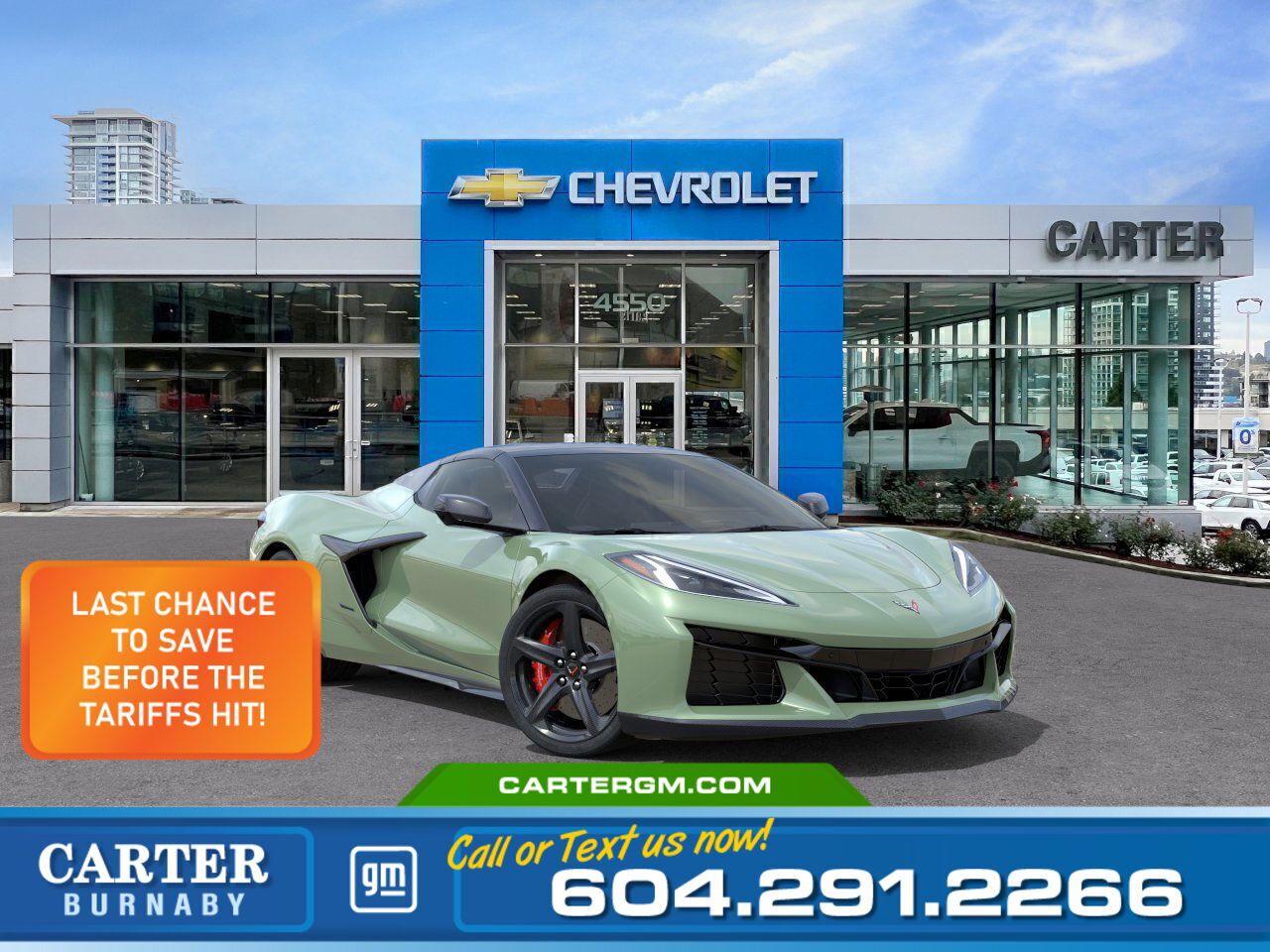 New 2024 Chevrolet Corvette 3LZ | Z07 Perf Pkg/Mag Ride Ctrl/Limited Slip Diff for sale in Burnaby, BC