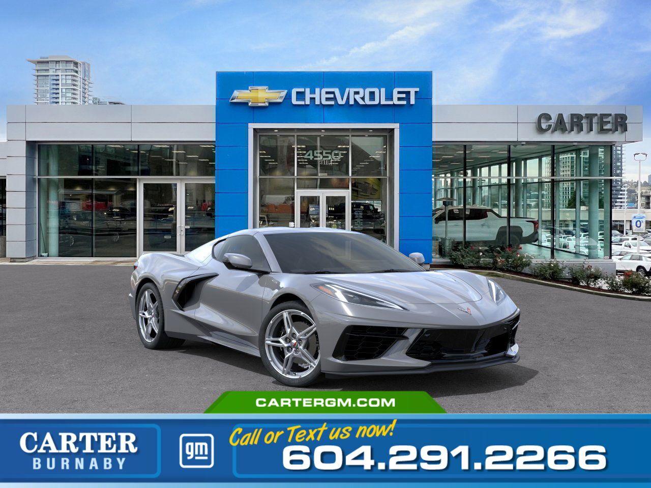 New 2025 Chevrolet Corvette 2LT | Alum Wheels/Perf Sus/Mag Ride/Bose Spkrs for sale in Burnaby, BC