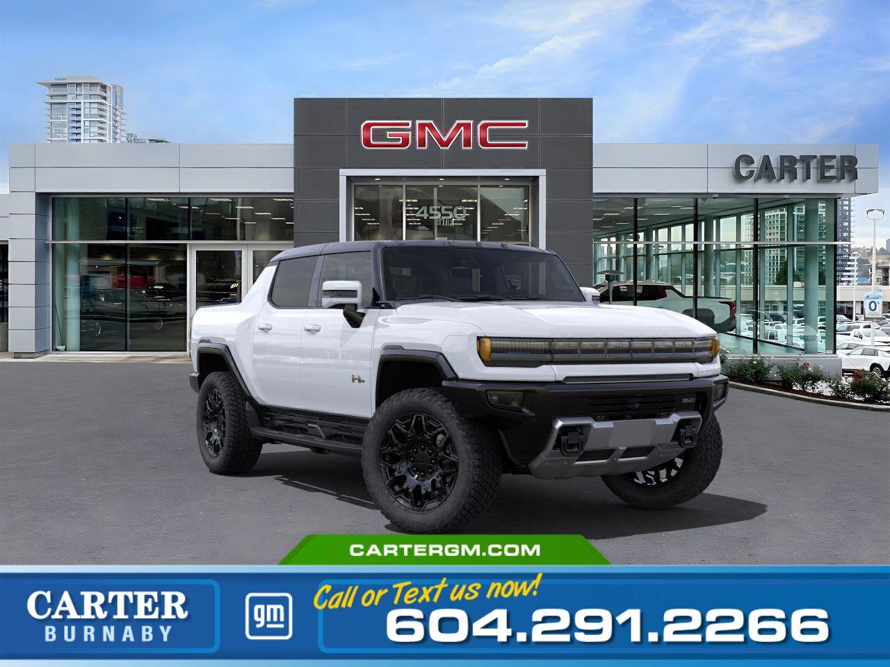 New 2025 GMC HUMMER EV Pickup 2X | Alum Wheels/Adpt Ride Sus/Bose Spkrs for sale in Burnaby, BC