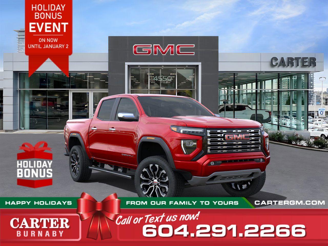 New 2024 GMC Canyon DENALI 4WD | Alum Wheels/Trailer Pkg/Ez Liftgate for sale in Burnaby, BC