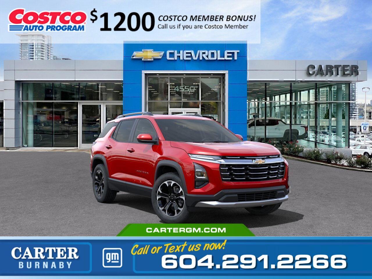 New 2025 Chevrolet Equinox 2LT AWD | Alum Wheels/Heated Steering/HD Cam for sale in Burnaby, BC
