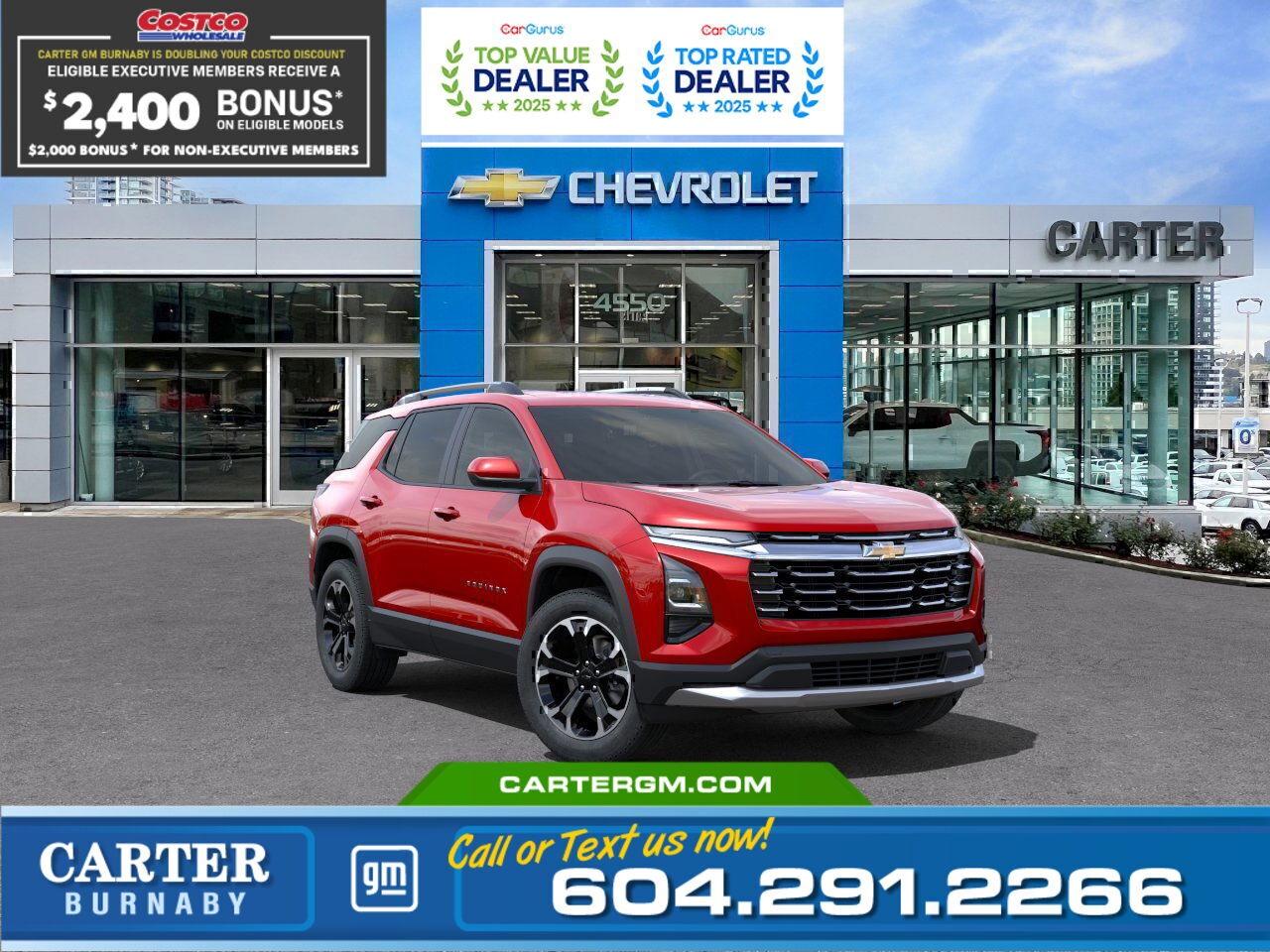 New 2025 Chevrolet Equinox 2LT AWD | Double Costco Bonus: Up to $2,400! for sale in Burnaby, BC