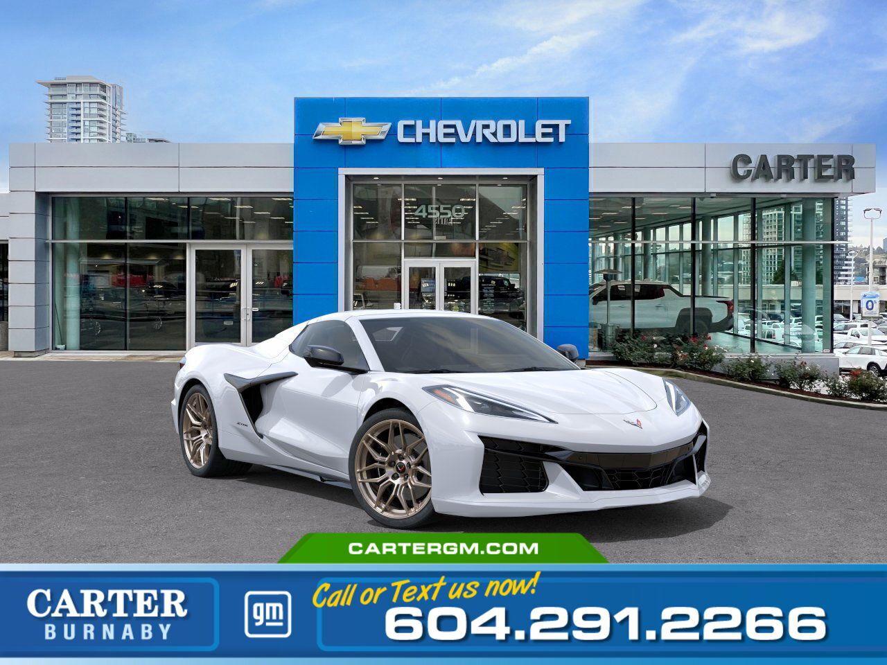 New 2025 Chevrolet Corvette 2LZ | Limited Slip Diff/Vented Seats/HUD for sale in Burnaby, BC