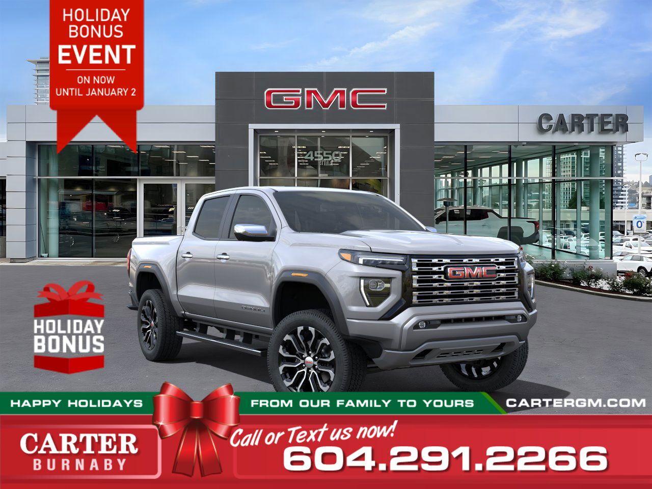 New 2024 GMC Canyon DENALI 4WD | Alum Wheels/Sunroof/Vented Seats/Bose for sale in Burnaby, BC