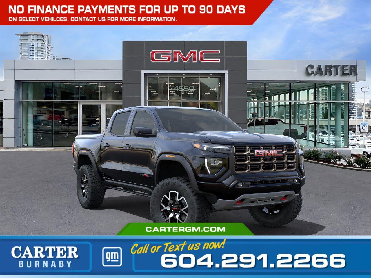 New 2024 GMC Canyon AT4X | Black Alum Wheels/Ez Tailgate/HD Vision for sale in Burnaby, BC